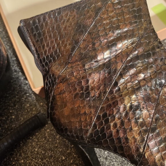 BALLY Python Snake Boots - Picture 3 of 9